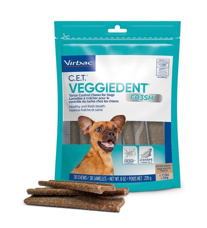 CET VEGGIEDENT FR3SH Tartar Control Chews