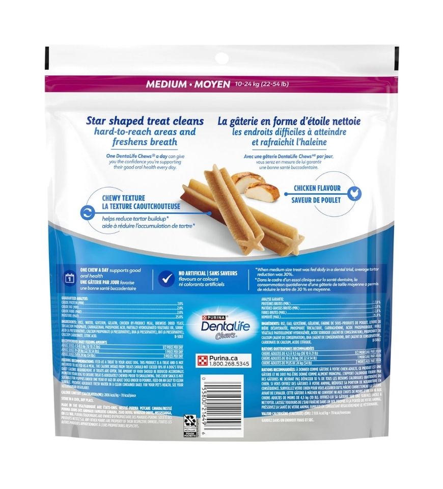 DentaLife Chews Medium Dog Dental Treats
