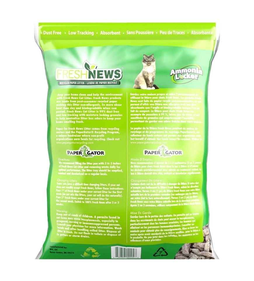 Recycled Paper Cat Litter