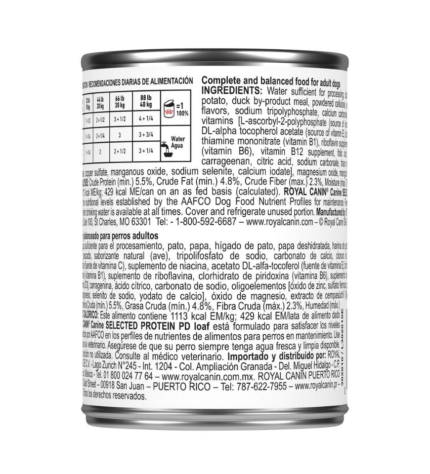 Canine Selected Protein PD loaf